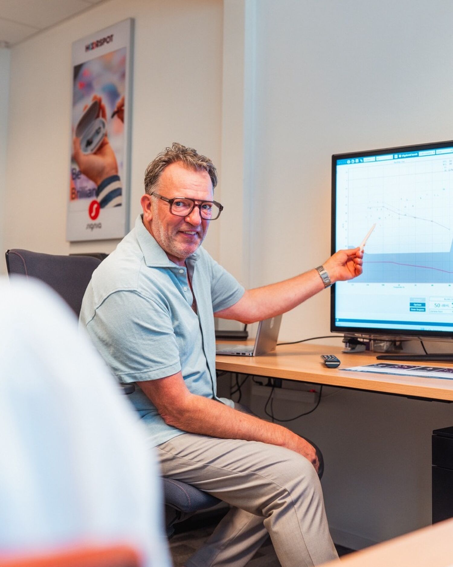 Uitslag hoortest verticaal 
